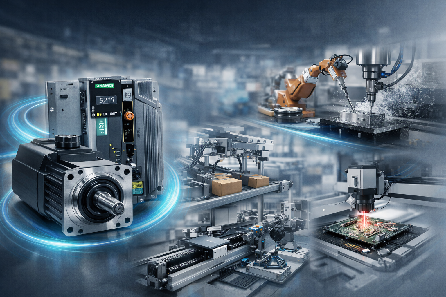 Where is SINAMICS S210 Used? High-Precision and Dynamic Servo Applications