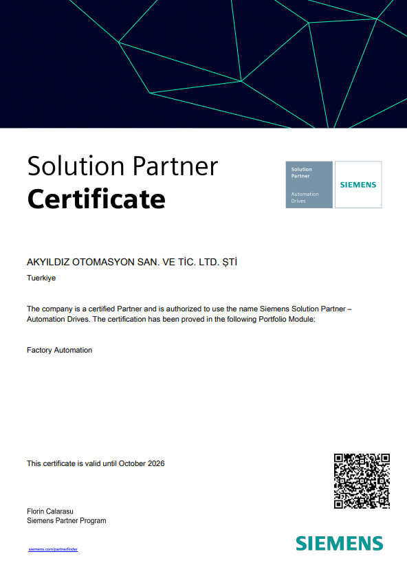 Siemens Solution Partner – Automation Drives